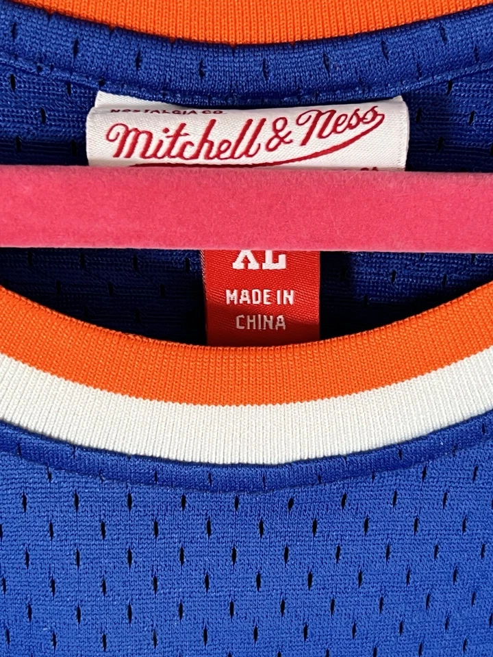 Camiseta deportiva Mitchell & Ness Swingman New York Knicks Road 1991-92 Patrick Ewing Royal Foto 4 de 4