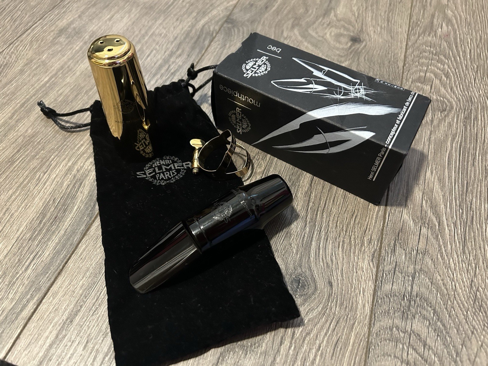 Selmer Paris S80 C* Alto Saxophone Mouthpiece W/ Ligature, Cap, Bag & Box