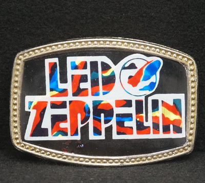 WA21131 *GREAT* VINTAGE 1970s ***LED ZEPPELIN*** ROCK MUSIC BELT BUCKLE 