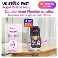 Dual-Band 5G/ WiFi IP Baby Monitor 360° Camera Security 2-way Talk Night Vision