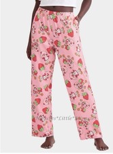 NWOTS Strawberry Shortcake Womens Pajamas Pants Size L Sleep Lounge