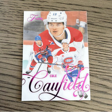 Upper Deck Flair Hockey Backcheck Cole Caufield #68 Canadiens NHL 196/199