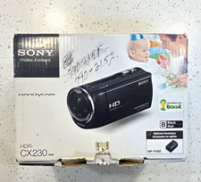 Sony Handycam HDR-CX230 Black HD Camcorder 32x Optical Zoom 2.7in LCD IS