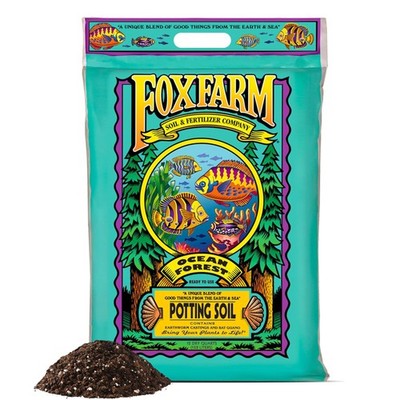 FoxFarm Ocean Forest Ready-to-Use Potting Soil from the Earth and Sea, 12qt