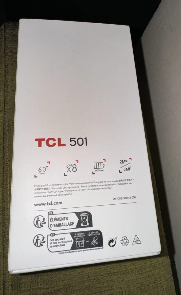 TCL 501 2/32GB Prime Black Nuovo - Immagine 3 di 4