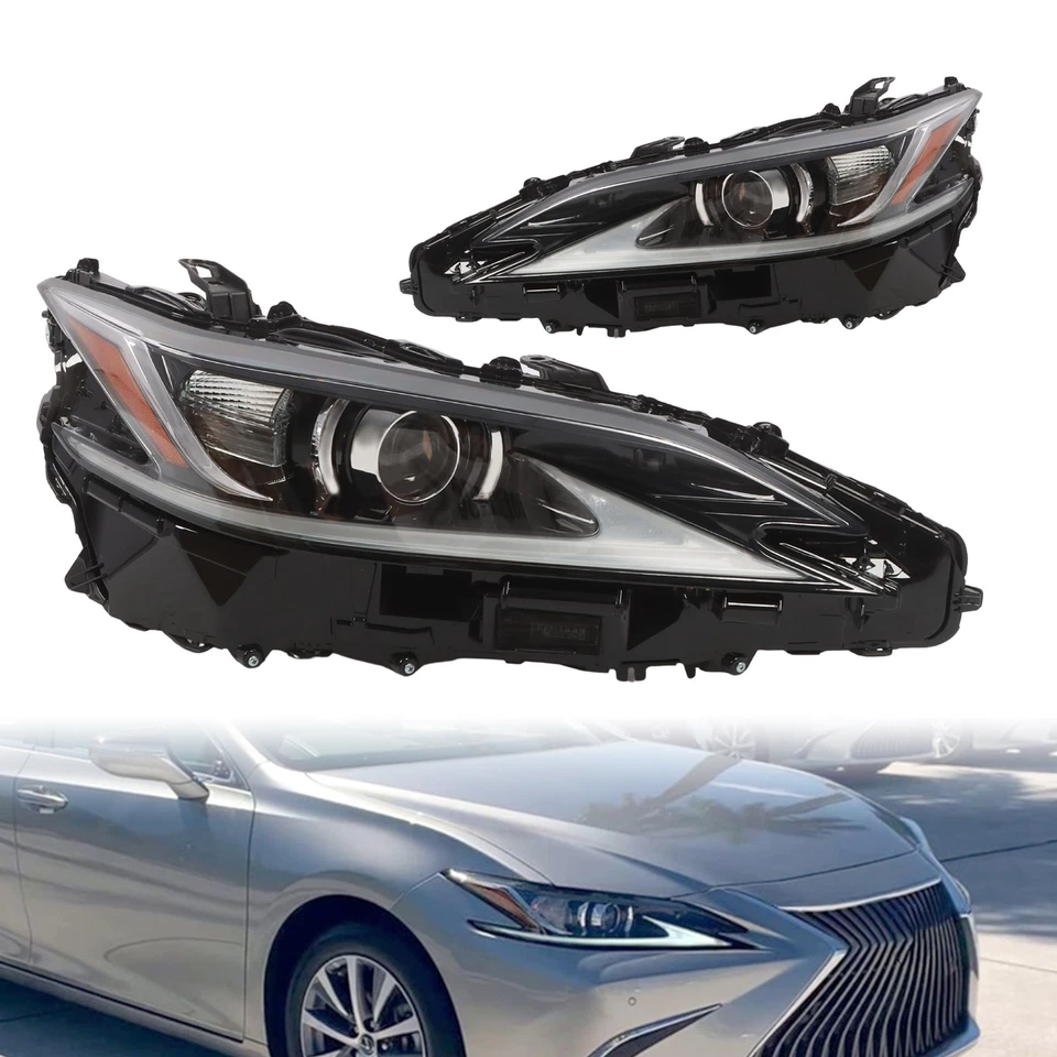 LED DRL Headlights For 2019-2022 Lexus ES250 ES300H ES350 Driver+Passenger Pair Foto 2 de 4