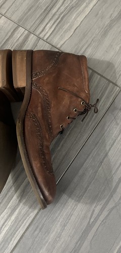 Cole Haan Liam Chukka II Botas Cuero Marrón Punta de Ala Tobillo C11053 Para Hombre EE. UU. 8,5 M - Imagen 4 de 22