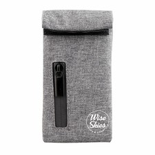 Grey Smell Proof Bag Storage Pocket Pouch Travel Rolling Herb Stash Bag UK