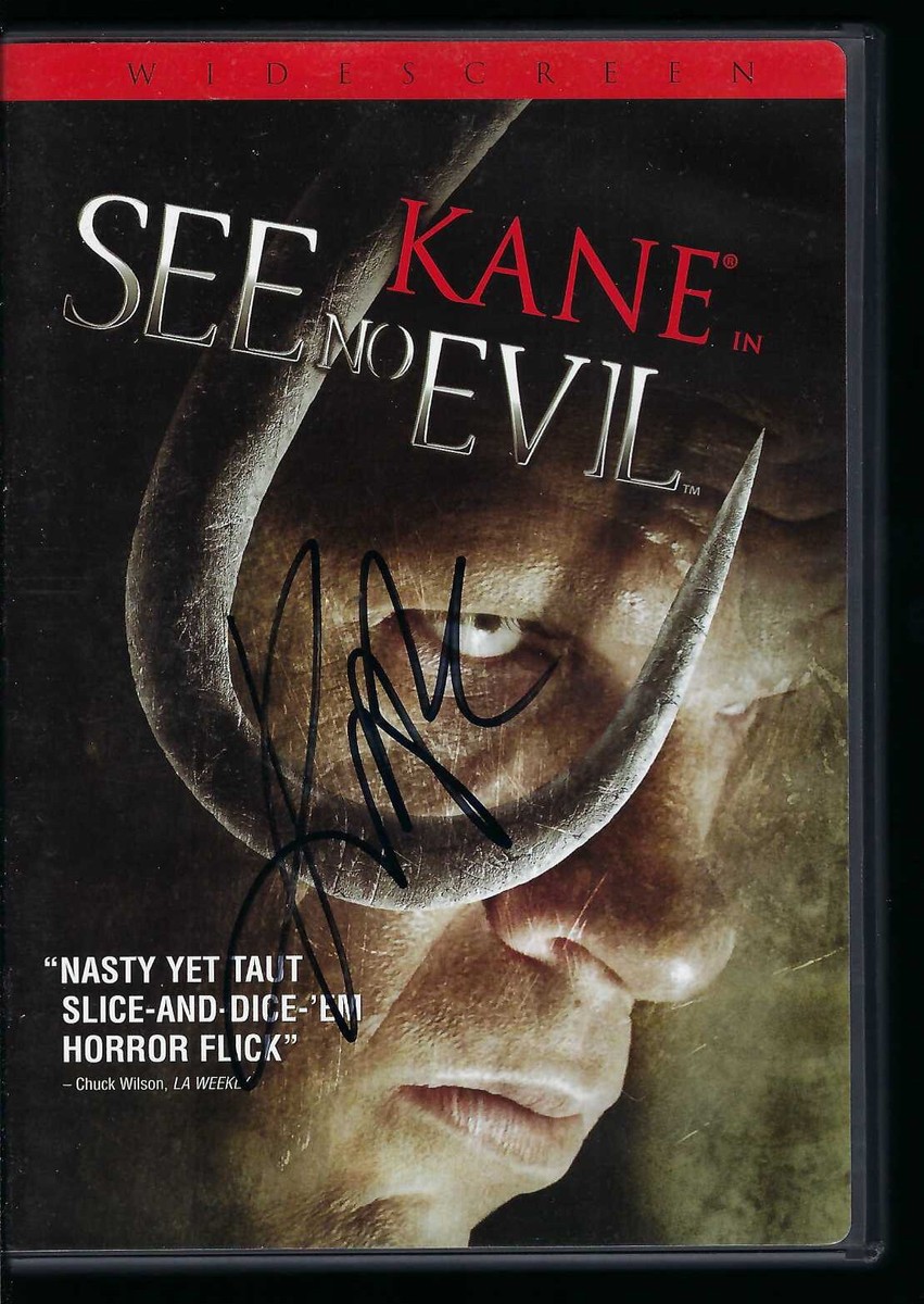 (未使用･未開封品)Kane Live in Rotterdam [DVD] DSD8 Kane WWE VERY RARE signed DVD W/COA | eBay