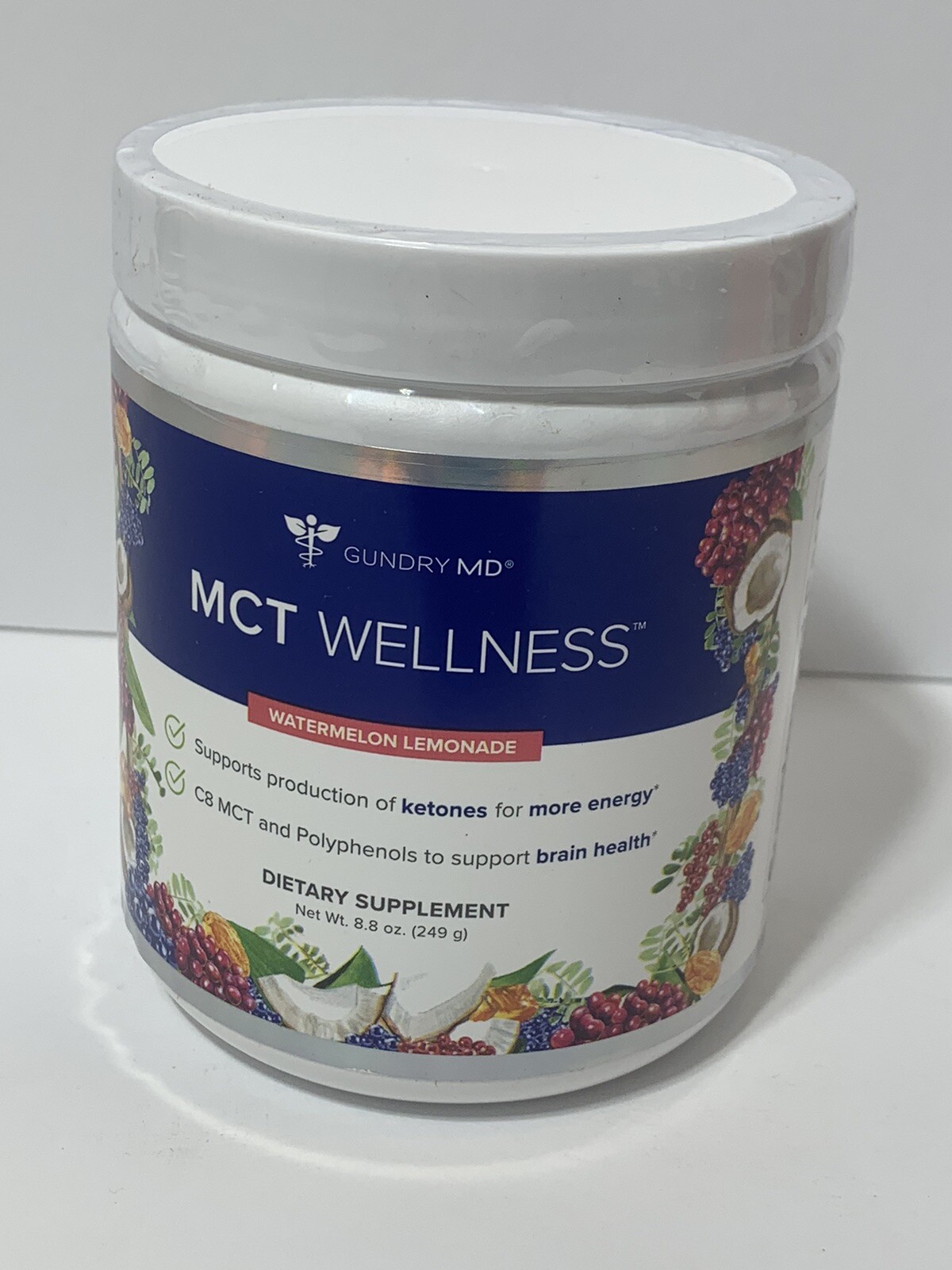 MCT Wellness Dr Gundry Watermelon Lemonade Dietary Supplement 8.8 oz