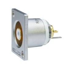 Canare RJ-RU RCA-F to Solder-pin Panel Connector - WHITE