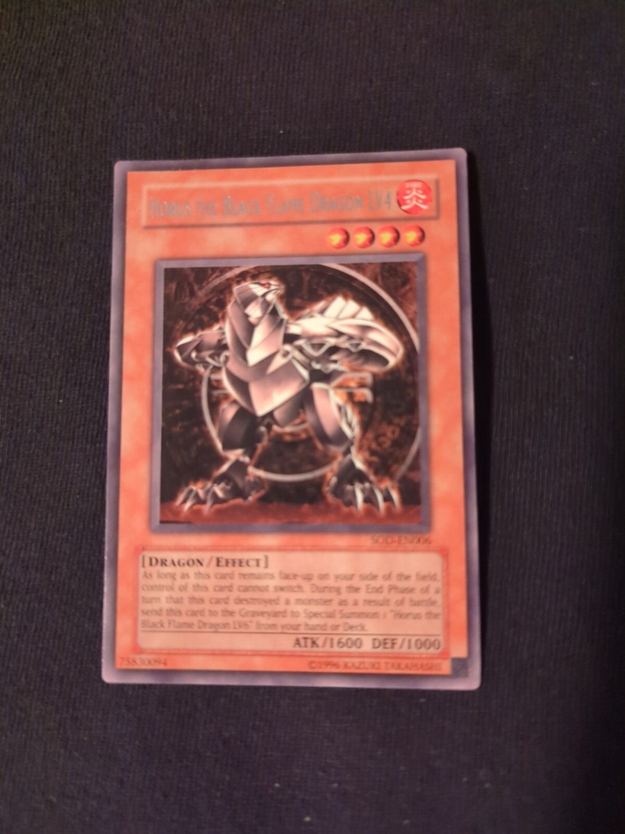 Horus The Black Flame Dragon LV4 (UTR) SOD-EN006 Soul of the