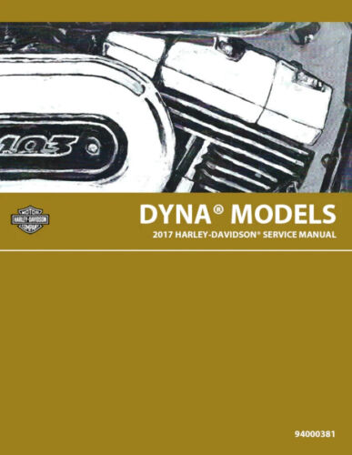 1991-2017 Harley Davidson Dyna Models Service Shop Repair Manual Comb Bound - 第 1/14 張圖片