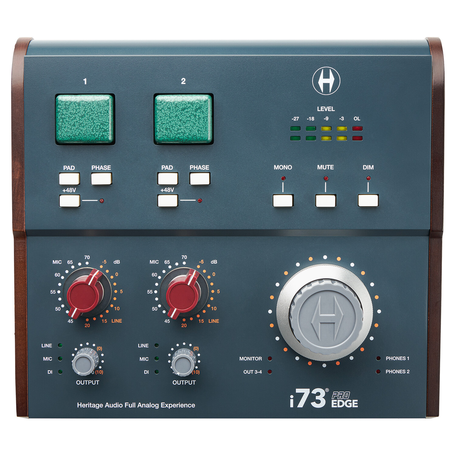 Интерфейс USB-C Heritage Audio i73 PRO EDGE с двумя 73 предусилителями (демонстрационная версия)