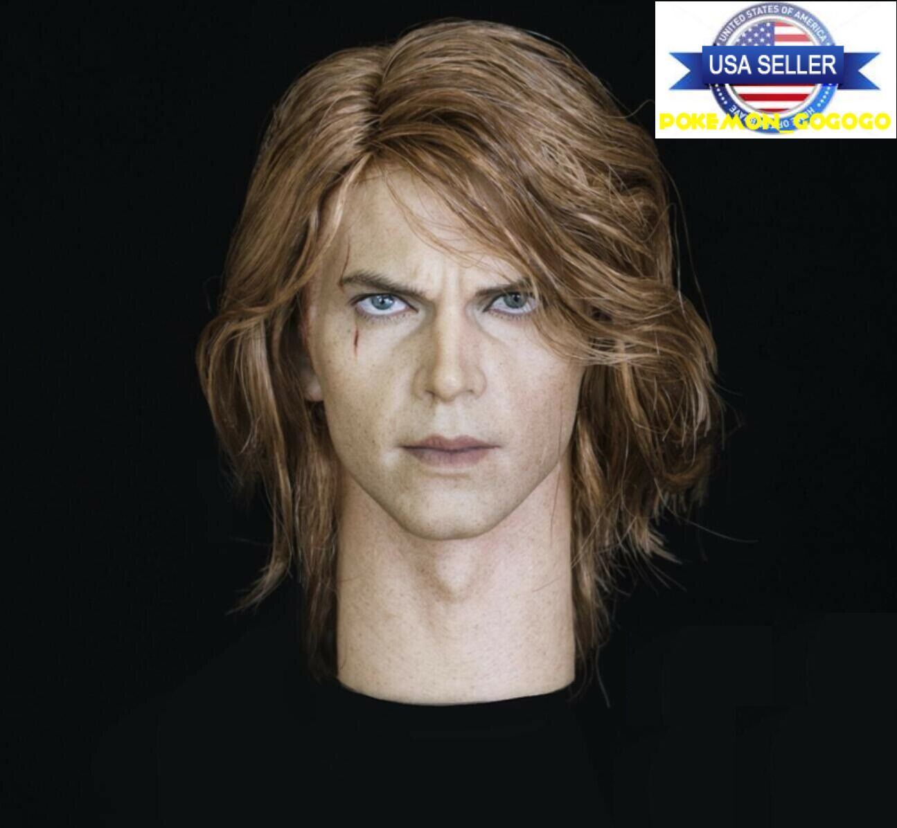 1/6 Anakin Skywalker Root Hair Male Head Sculpt For 12" Figure Hot Toys  ❶USA❶ | eBay