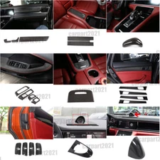 Real Carbon Fiber Full Interior Decor Trim Kit For Porsche Panamera 971 2017-23