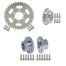 #35 Chain 40T Rear Sprocket + Hub +24T Gear For ATV Quad Buggy Mini Bike Go Kart