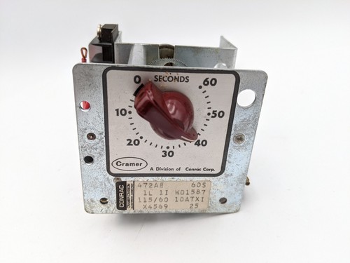 Cramer 10020 Timer Silver Time Range 60 Second 115 Volt 1.3 Watt 60Hz 6 RPM - Picture 17 of 18