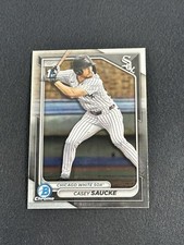 2024 Bowman Draft CASEY SAUCKE 1st Bowman Chrome #BDC-33 Chicago White Sox
