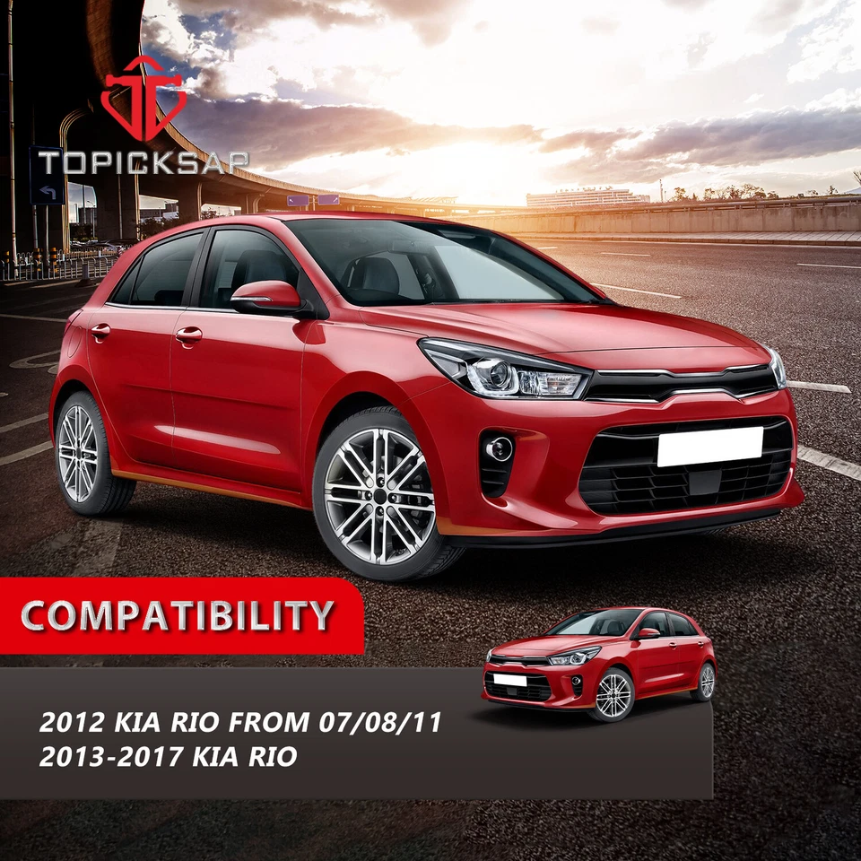 10 rótulas de brazo de control inferior del lado del conductor delantero del pasajero para Kia Rio 2012-17 Foto 2 de 4