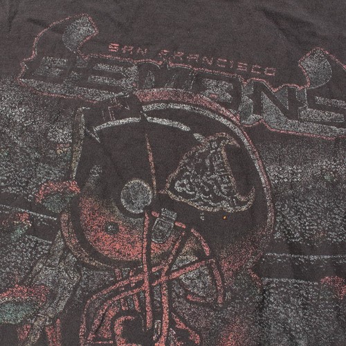 vtg 00s y2k San Francisco Demons football t-shirt YOUTH XL faded XFL kids - Picture 3 of 6