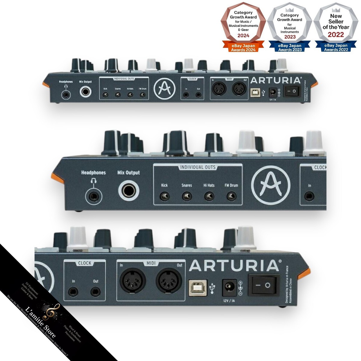 Arturia DrumBrute Impact Analog Drum Synthesizer Japan Rare Used