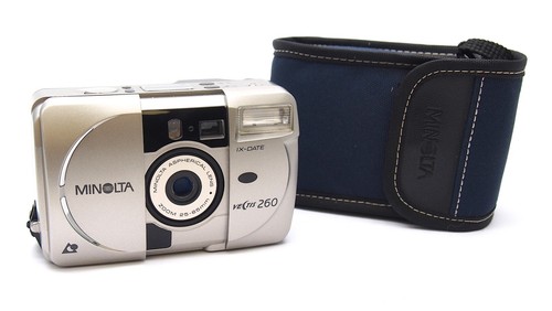 Minolta Vectis 260 IX-Date APS Kompaktkamera - getestet & funktionsfähig - UK Händler - Bild 1 von 6