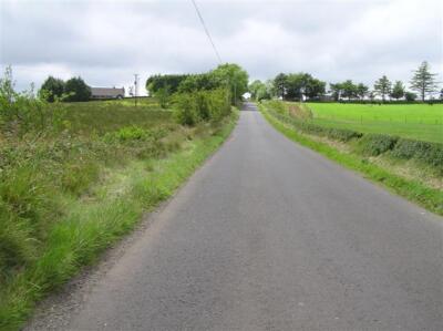 Foto 6x4 Straße bei Glenbuck Dunloy Richtung WSW c2008