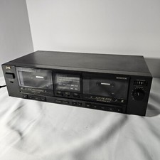 JVC TD-W97 Double Casstte Deck Player Tape Recorder Playback Tested and Works