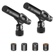 Neewer 2-pack Pencil Stick Condenser Mic With Interchangeable Omni Cardioid
