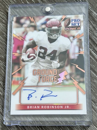 Brian Robinson Jr 2021 Leaf Proset Power Ground Force Auto #GF-BRJ Autograph