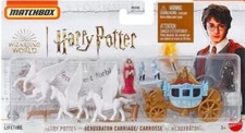 Matchbox Hitch Haul Harry Potter Beauxbaton Carriage Mattel 2024 New Matchbox Hitch Haul Harry Potter Beauxbaton Carriage Mattel 2024 New