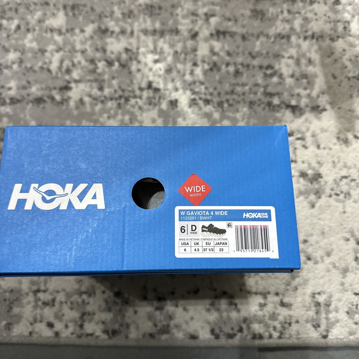 本セット② Hoka Mens Trainers Gaviota 4 Wide Lace Up Low Top Textile