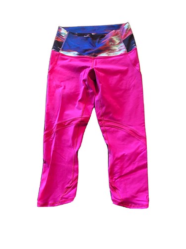 Lululemon Pink Leggings with pocket 