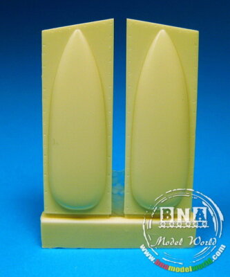Barracuda Studios 1/32 Spitfire Gun Covers with Wide Blister for Tamiya kit