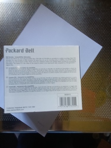 10 Pack Blank packard bell DVD-RW Re-Recordable Discs *NEW & SEALED* - Photo 3/3