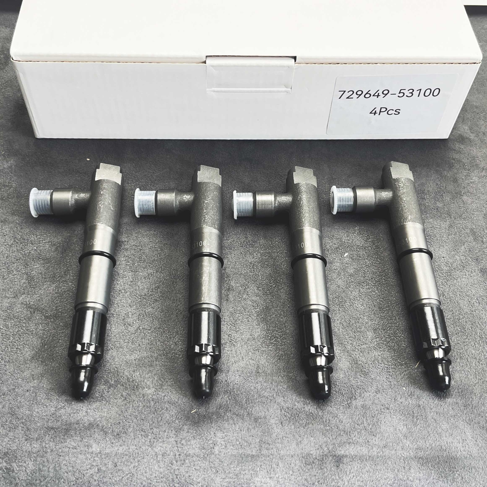 4Pcs Fuel Injector for 729649-53100 Yanmar 4TNV84T 4TNV84T-GGE Engine