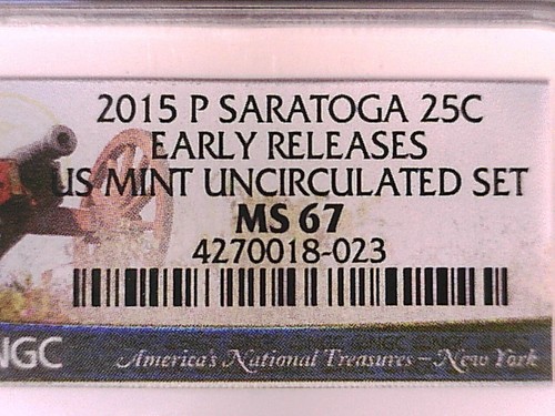 Saratoga NP 2015 P Washington Quarter NGC MS 67 4270018-023 - Picture 3 of 3