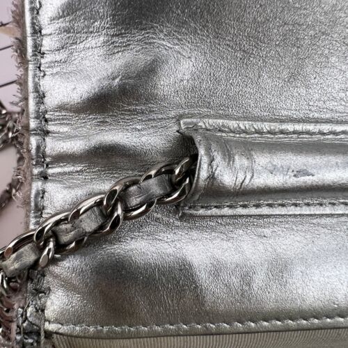 Authentic Chanel WOC Tweed Crossbody Clutch Bag Silver Hardware 11996710 B0246 - Picture 8 of 23