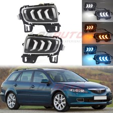 3color For Mazda 6 Atenza 2005-2009 Drl Day Running Light Led Fog Lamp Bezel Ym