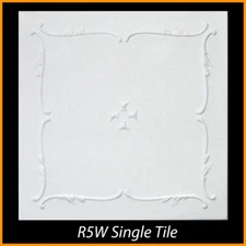 DIY Decor Glue-up Styrofoam Ceiling Tile 20 in x 20 in R5W 104/Lot (274.56 S/F)