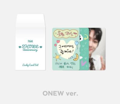 SHINee LUCKY STAR 公式 Trading Card LUCKY CARD SET - SHINee 16th Anniversary MD | SMTOWN GLOBAL SHOP