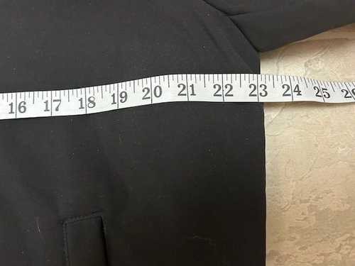 Levis Hooded Softshell Jacket Mens Medium Black Full Zip Fleece Lined pockets - Picture 11 of 16
