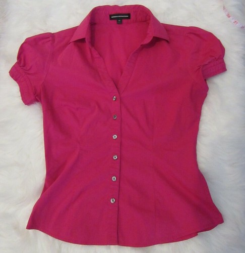 Express Design Studio Hot Pink Blouse 