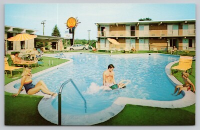 Postcard Vintage Quality Inn East Winchester VA Exit 80 Interstate 81