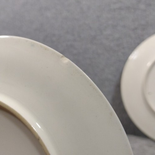 Royal Worcester Vitreous Regency Bread Plates Cobalt Blue Edge 6 3/4" Lot of 2 - Picture 10 of 15