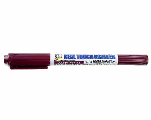 Mr.Hobby GM404 Gundam Marker Pennarello Real Touch Red 1 modellismo