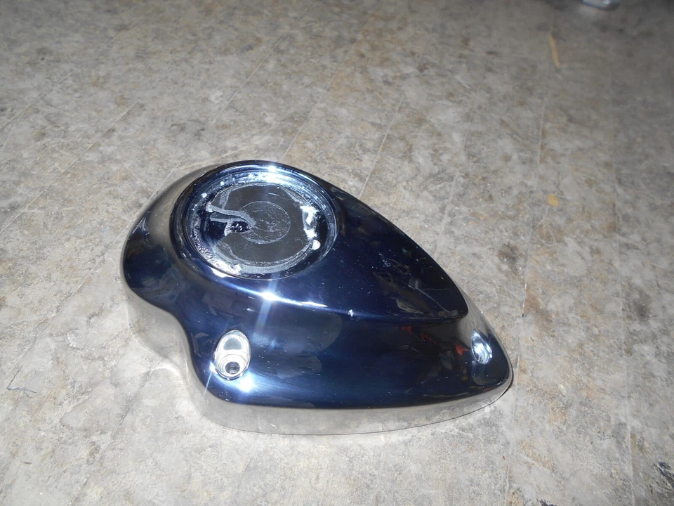 Indian Chief Chieftain Roadmaster & Springfield cromo motor derecho y cala de bocina Foto 3 de 4