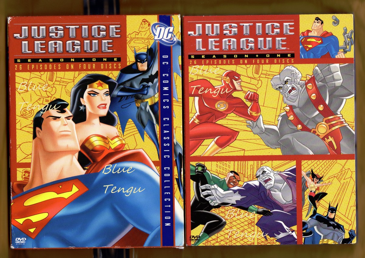 JUSTICE LEAGUE SEASON DCAU Animated TV Series JL WB DVD Box Set  012569750098