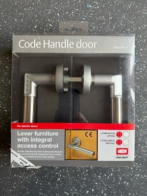Union J-E1200-02RH-SS Lever Codehandle Right Hand S/Steel